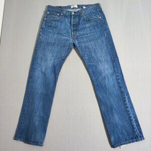 Levi's 501 jeans men's size 34/32 denim blue classic button fly Vintage Y2K